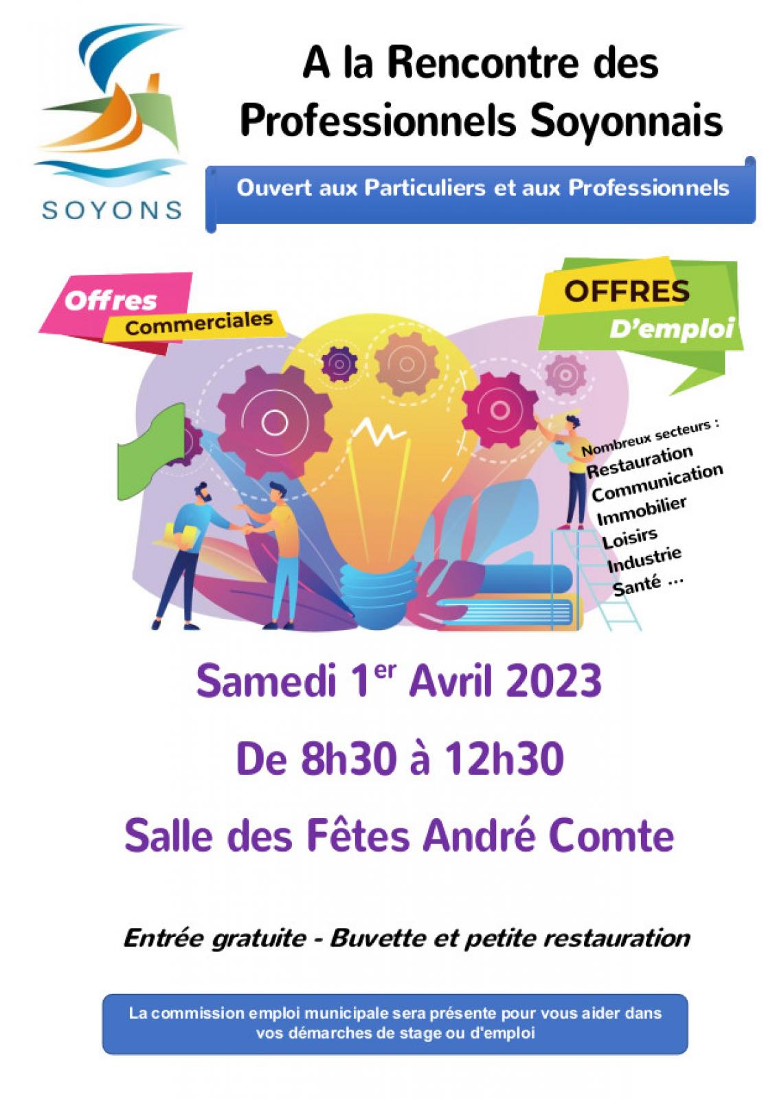 Visuel : SMA au salon des Professionnels  Soyons