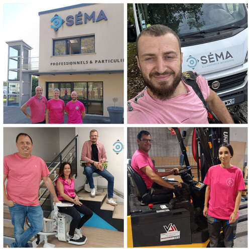 Élévateur SÉMA se mobilise pour Octobre Rose