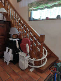 Vignette de la référence Chaise monte escalier tournant: BORA BORA