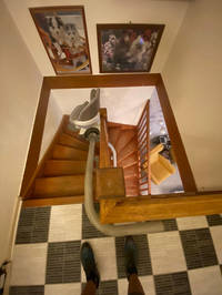 Vignette de la référence Monte escalier tournant avec assise pivotante