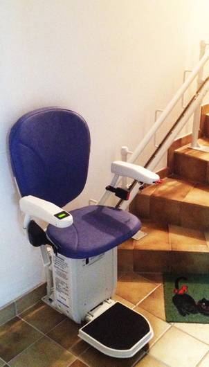 Visuel : Chaise monte-escalier CURVE, maison de particuliers CREST (26400)
