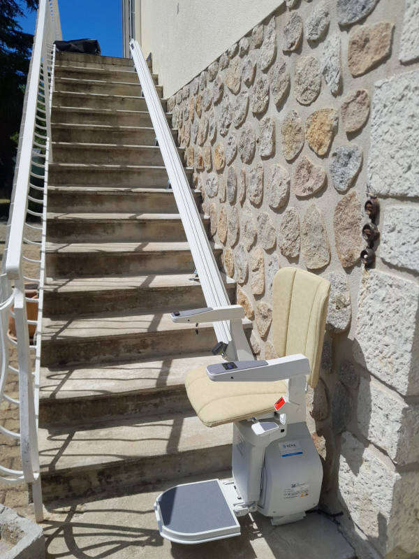 Visuel : Chaise monte-escalier extérieur droit VOGUE (07200)