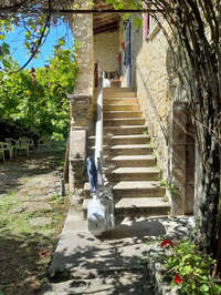 Vignette de la référence Chaise monte-escalier droit extérieur